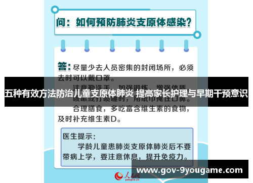 五种有效方法防治儿童支原体肺炎 提高家长护理与早期干预意识